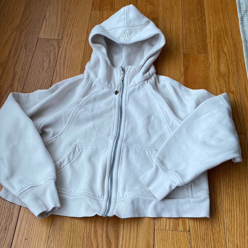 Lululemon scuba cropped full zip hoodie